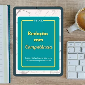 Imagem de capa para o Ebook Redação com Competência