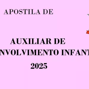 Imagem de capa para o Ebook Apostila Auxiliar de Desenvolvimento Infantil Mauá 2025 - PSS