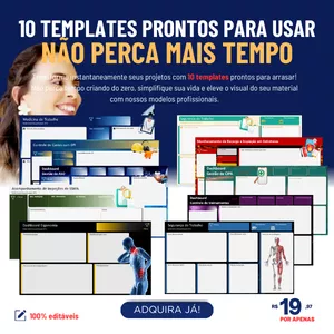 Imagem de capa para o Ebook 10 modelos de templates editáveis para os seus dashboards