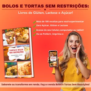 Imagem de capa para o Ebook BOLOS E TORTAS SEM RESTRIÇÕES