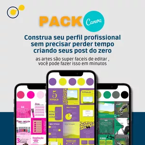 Imagem de capa para o Curso online PACK CANVA CRIATIVO
