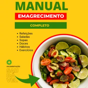 Imagem de capa para o Ebook MANUAL DO EMAGRECIMENTO