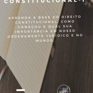 Imagem principal do produto CURSO COMPLETO DE DIREITO CONSTITUCIONAL -I