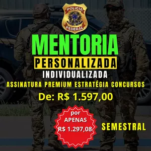 Imagem de capa para o Curso online MENTORIA POLÍCIA FEDERAL