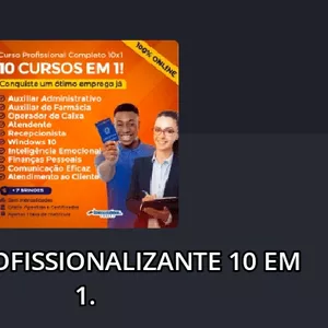 Imagem do curso Curso Profissionalizante 10 em 1