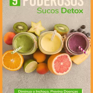 Imagem de capa para o Ebook 9 Poderosos Sucos Detox