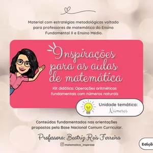 Imagem de capa para o Ebook Kit didático: Operações aritméticas fundamentais com números naturais 