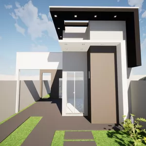 Imagem de capa para o Ebook Projeto de Casa com 75m²: Ideal para Terrenos de 6,25x20m