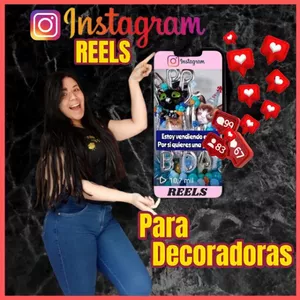 Imagen de portada para Curso online Reels para Decoradoras