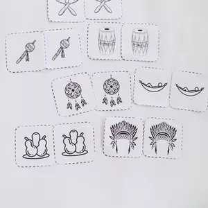 Imagem de capa para o Ebook Jogo da Memória (Tema Índio)