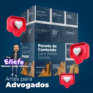 Imagem principal do produto +200 Artes para Advogados + BÔNUS