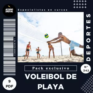 Imagen de portada para Ebook Curso de Voleibol de Playa en PDF | Libros de Voleibol de Playa | 9 ebooks en PDF
