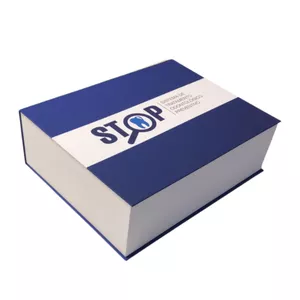 Imagem de capa para o Ebook StopBox - Material físico de divulgação do Stop