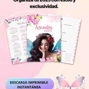 Imagen de portada para Ebook Agenda imprimible 2025