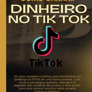 Imagem de capa para o Ebook Como ganhar dinheiro no TikTok