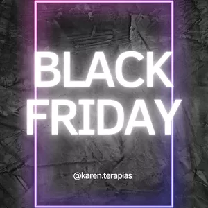 Imagem de capa para o Evento online Black Friday 2024 @karen.terapias