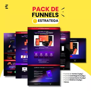 Imagen de portada para Curso online Pack de Funnels Estratega
