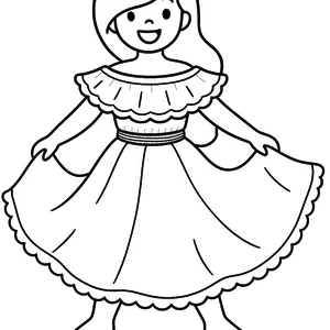 Imagem de capa para o Curso online DESENHO DE ROUPA DE CARIMBÓ INFANTIL MENINA