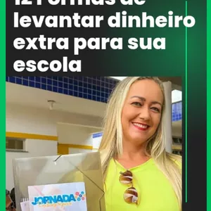 Imagem de capa para o Ebook 12 formas de levantar dinheiro extra para sua escola