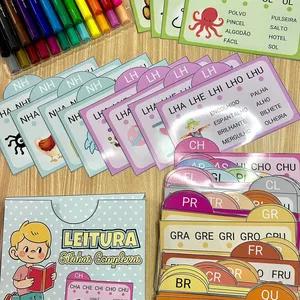 Imagem de capa para o Ebook Fichas de Leitura Sílabas Complexas 