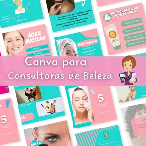 Canva para Consultoras de Beleza - Premium
