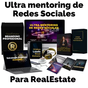 Imagen de portada para Curso online Ultra Mentoring Redes Sociales para RealEstate 