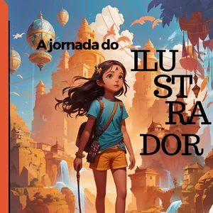 Imagem de capa para o Ebook A jornada do Ilustrador 