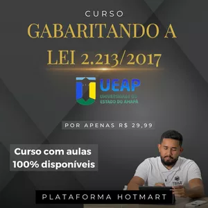 Imagem de capa para o Curso online GABARITANDO A LEI 2.231/17 - UEAP