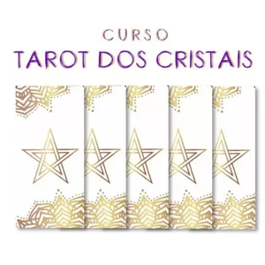 Imagem de capa para o Curso online CURSO DO TAROT DOS CRISTAIS COM 9O CARTAS