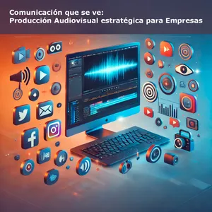 Imagen de portada para Curso online Comunicación que se ve: Producción Audiovisual estratégica para Empresas