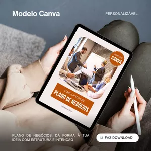 Imagem de capa para o Ebook Plano de negócios: dá forma à tua ideia com estrutura e intenção