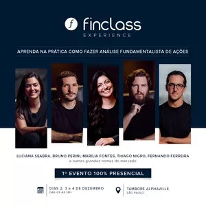 Imagem de capa para o Curso online Finclass Experience #FINCLASS