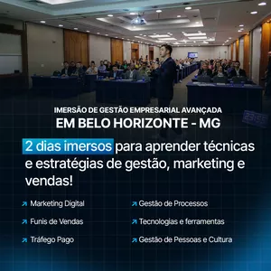 Imagem de capa para o Evento presencial Imersão de Marketing Digital Estratégico - Belo Horizonte