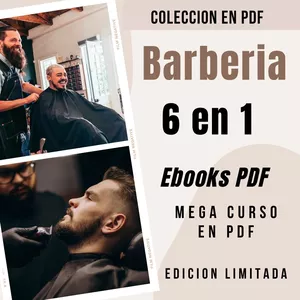 Imagen de portada para Ebook Barbería profesional + BONUS | Curso de Barbería profesional en 6 PDF + de 1000 paginas (ebook de Barbería)