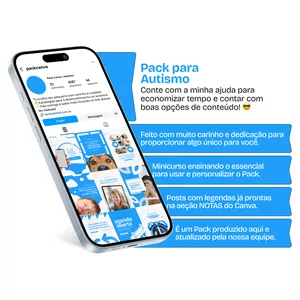 Imagem do curso Pack Canva - Autismo