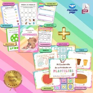 Imagen de portada para Ebook Cuadernillo de Plastilina + Superpack 1500 Actividades Educativas