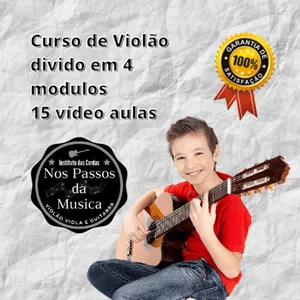Imagem do curso Violão Iniciantes "Vídeo Aulas + Ebook" 