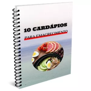 Imagem de capa para o Ebook 10 CARDÁPIOS PARA EMAGRECIMENTO