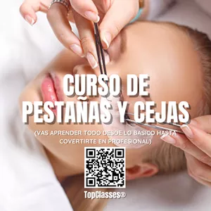 Imagen de portada para Curso online CURSO DE PESTAÑAS Y CEJAS
