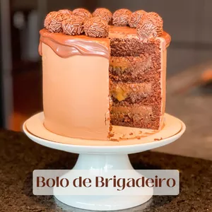 Imagem de capa para o Curso online Bolo de Brigadeiro 