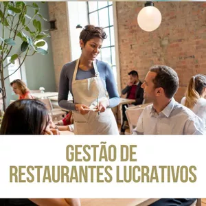 Imagem de capa para o Ebook Gestão de Restaurantes Lucrativos