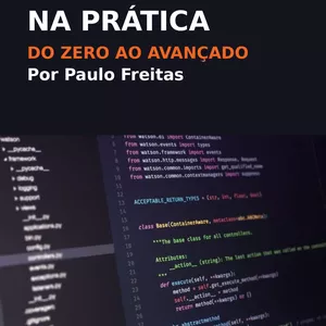 Imagem de capa para o Ebook Python para iniciantes - Rápido e fácil