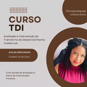 Imagem de capa para o Curso online Curso TDI Transtorno do desenvolvimento intelectual 