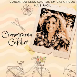 Imagem de capa para o Ebook Cronograma Capilar - Cuide dos seus cabelos em casa com resultados de salão