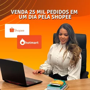 Imagem de capa para o Ebook Venda 25 mil pedidos em um dia pela Shopee