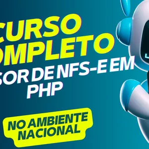 Imagem de capa para o Curso online Criando um  Emissor de NFS-e Ambiente Nacional com PHP