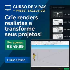 Imagem de capa para o Curso online Curso De V-ray