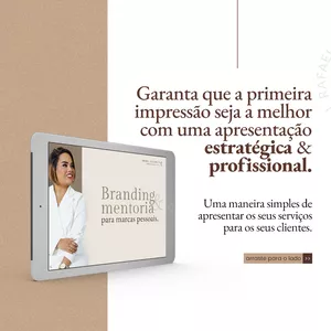 Imagem de capa para o Curso online APRESENTAÇÃO | PORTFÓLIO EDITÁVEL