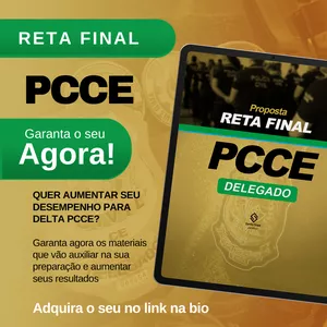 Imagem de capa para o Ebook PCCE 2025 | Reta Final Delegado Ceará  