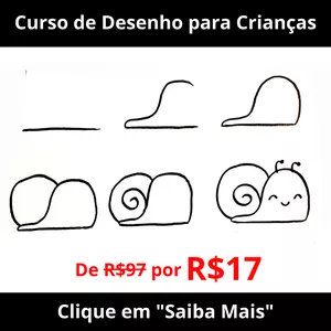 Imagem de capa para o Curso online Curso de Desenho para Crianças - Fáceis e Fofos